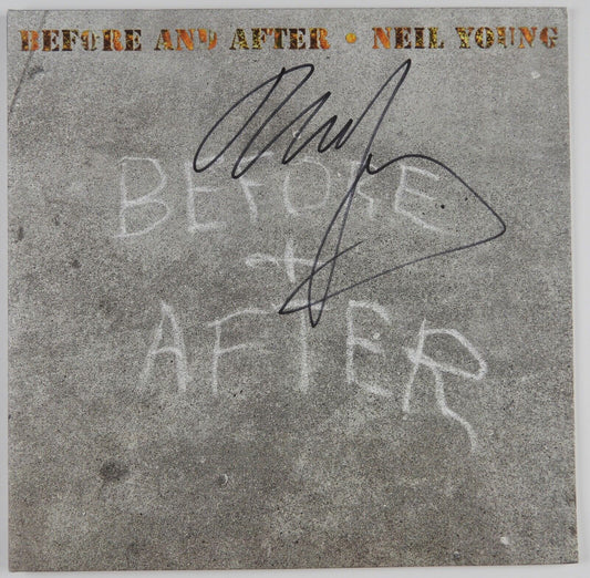 Neil Young JSA Signed  Autograph Before & After Album Vinyl