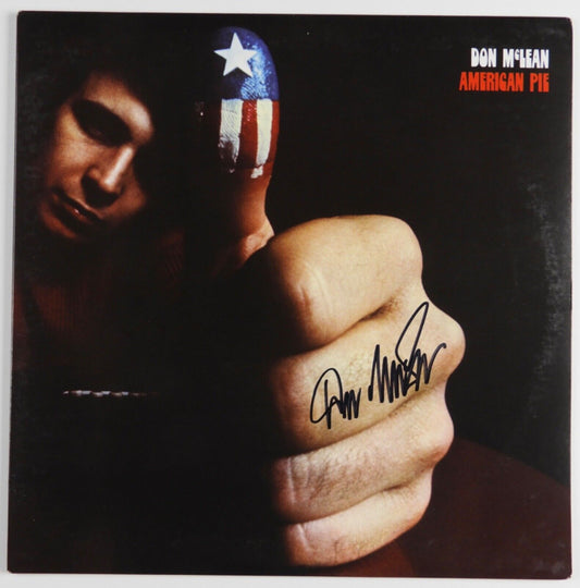 Don Mclean JSA Signed Autograph Album Record Vinyl American Pie