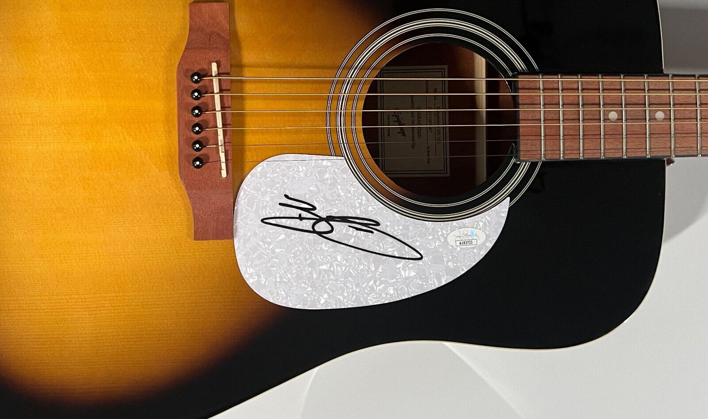 Jamey Johnson JSA Autograph Signed Guitar Epiphone Acoustic