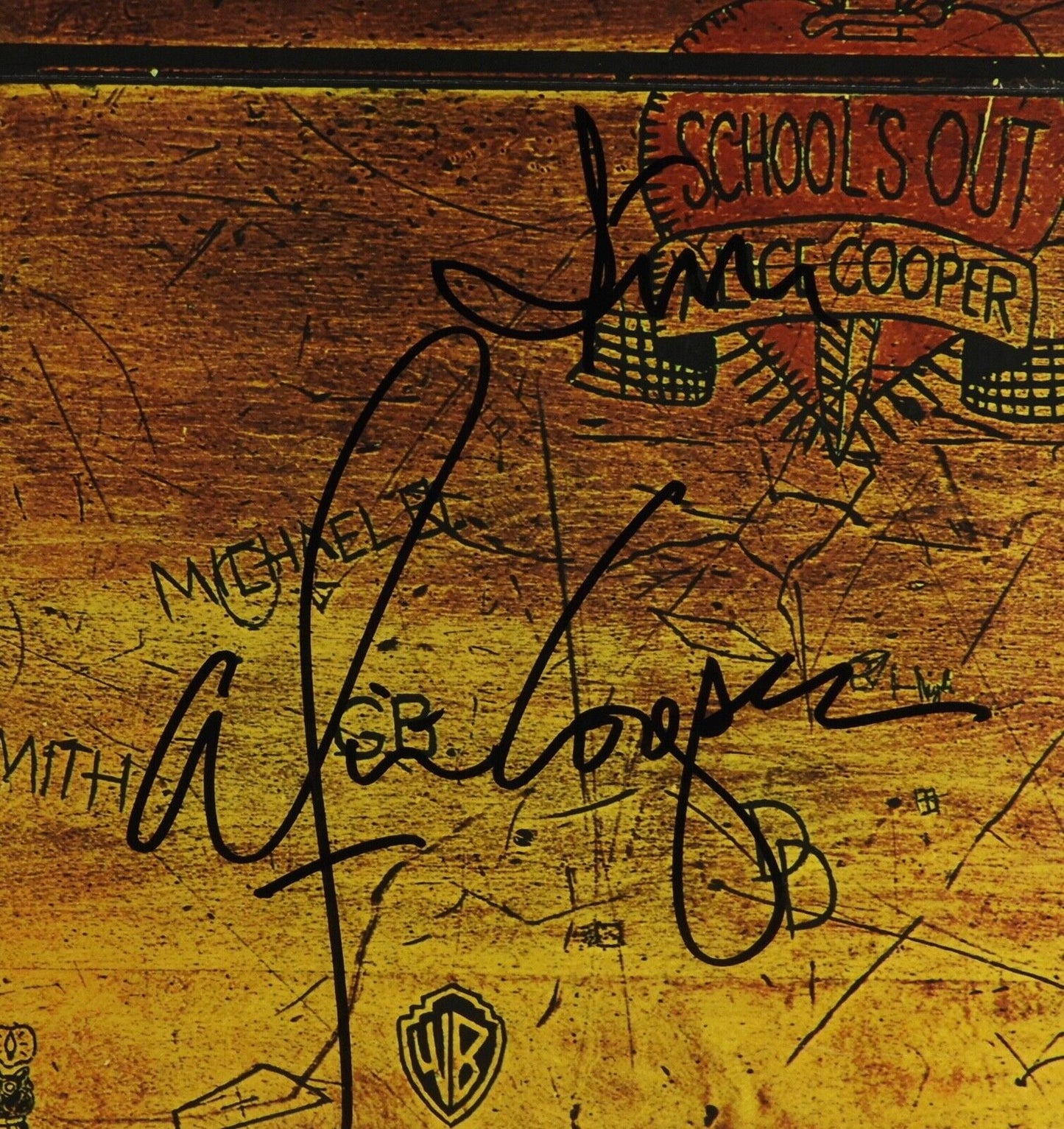 Alice Cooper JSA Signed Autograph Album Record Vinyl School's Out