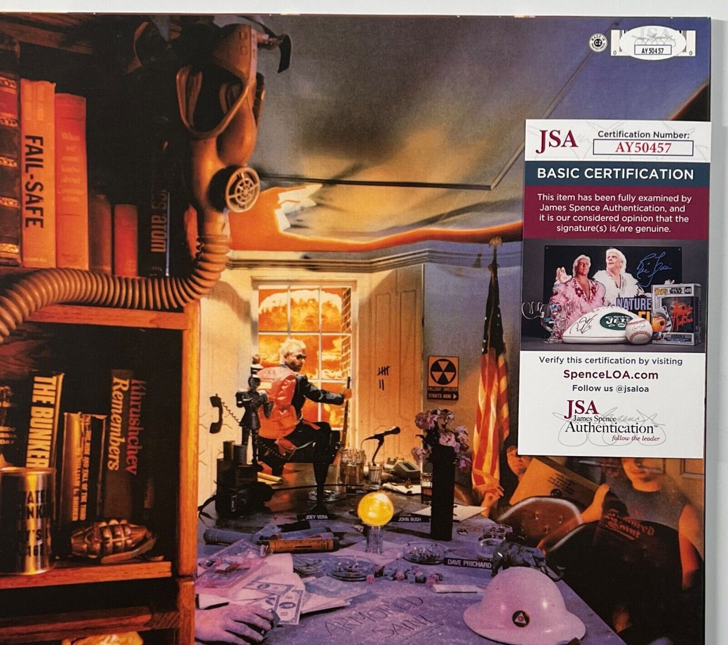 Armored Saint JSA Autograph Signed Album Vinyl Record Delirious Nomad