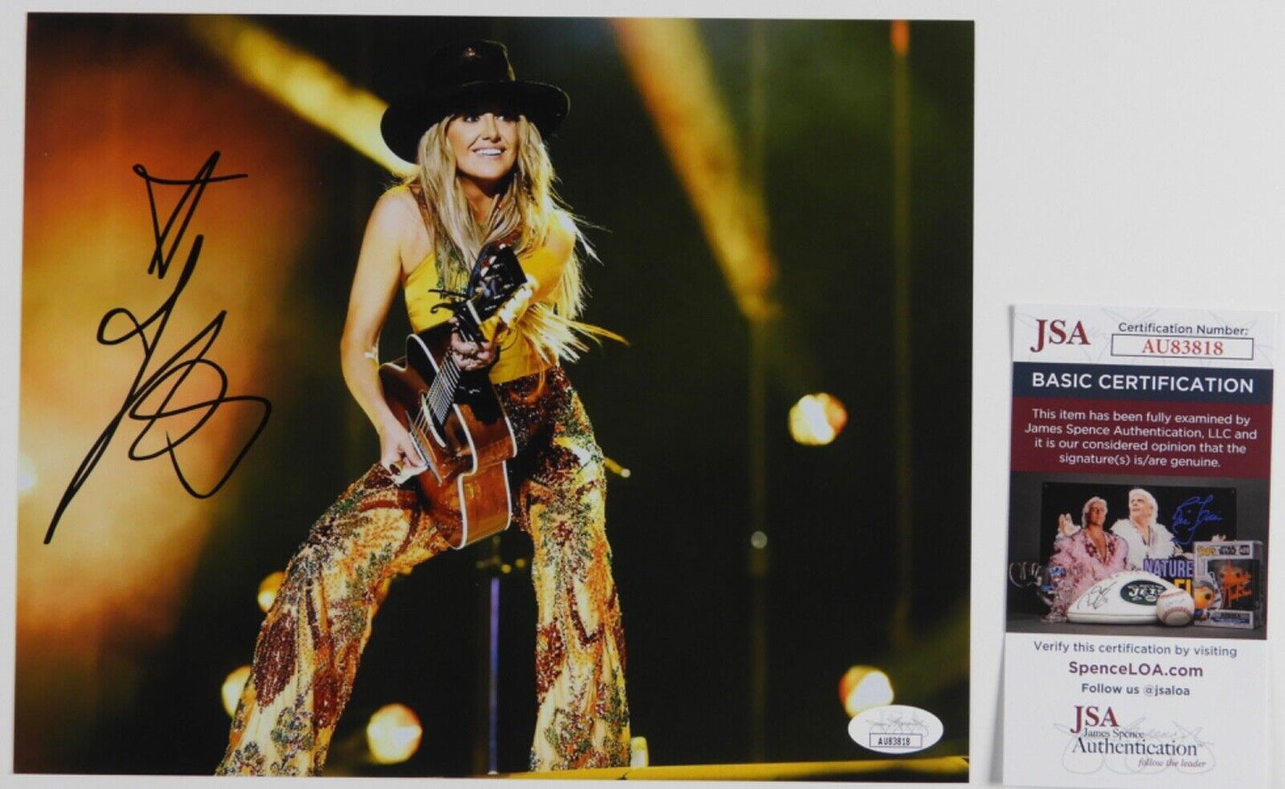 Lainey Wilson JSA Signed Autograph 8 x 10 Photo Country Music Star