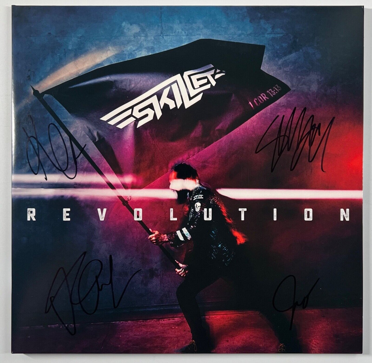 Skillet JSA Signed Autograph Record Album Vinyl Revolution