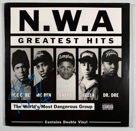 Ice Cube N.W.A.  JSA Signed Autograph Record Album Greatest Hits