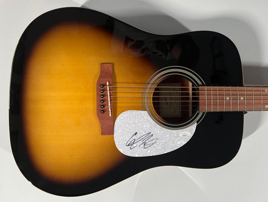 Chris Lane JSA Autograph Signed Guitar Epiphone Acoustic