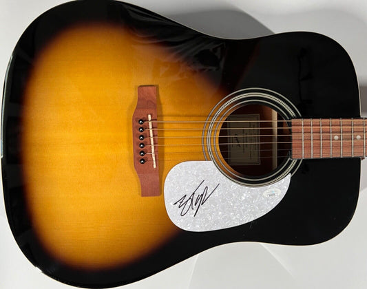 Zach Top JSA Autograph Signed Guitar Epiphone Acoustic