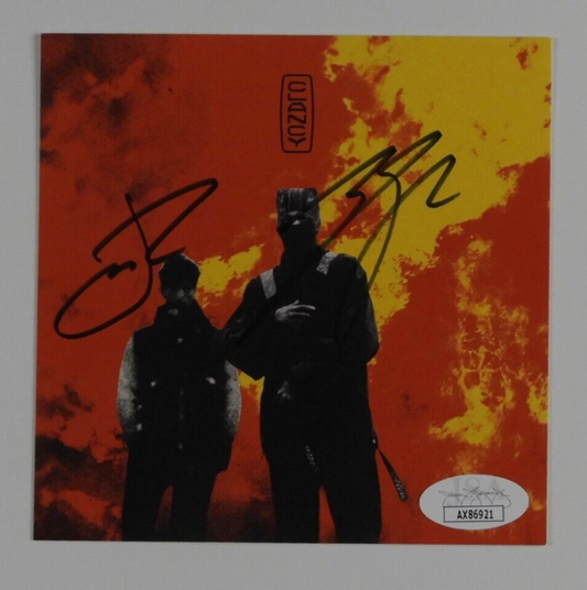 Twenty One Pilots JSA Signed Autograph Record Album Vinyl CD Insert