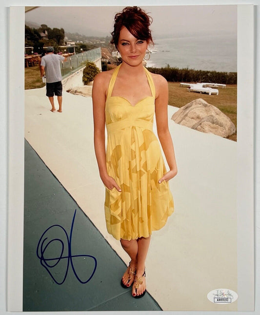 Emma Stone JSA Signed Autograph Photo 8 x 10