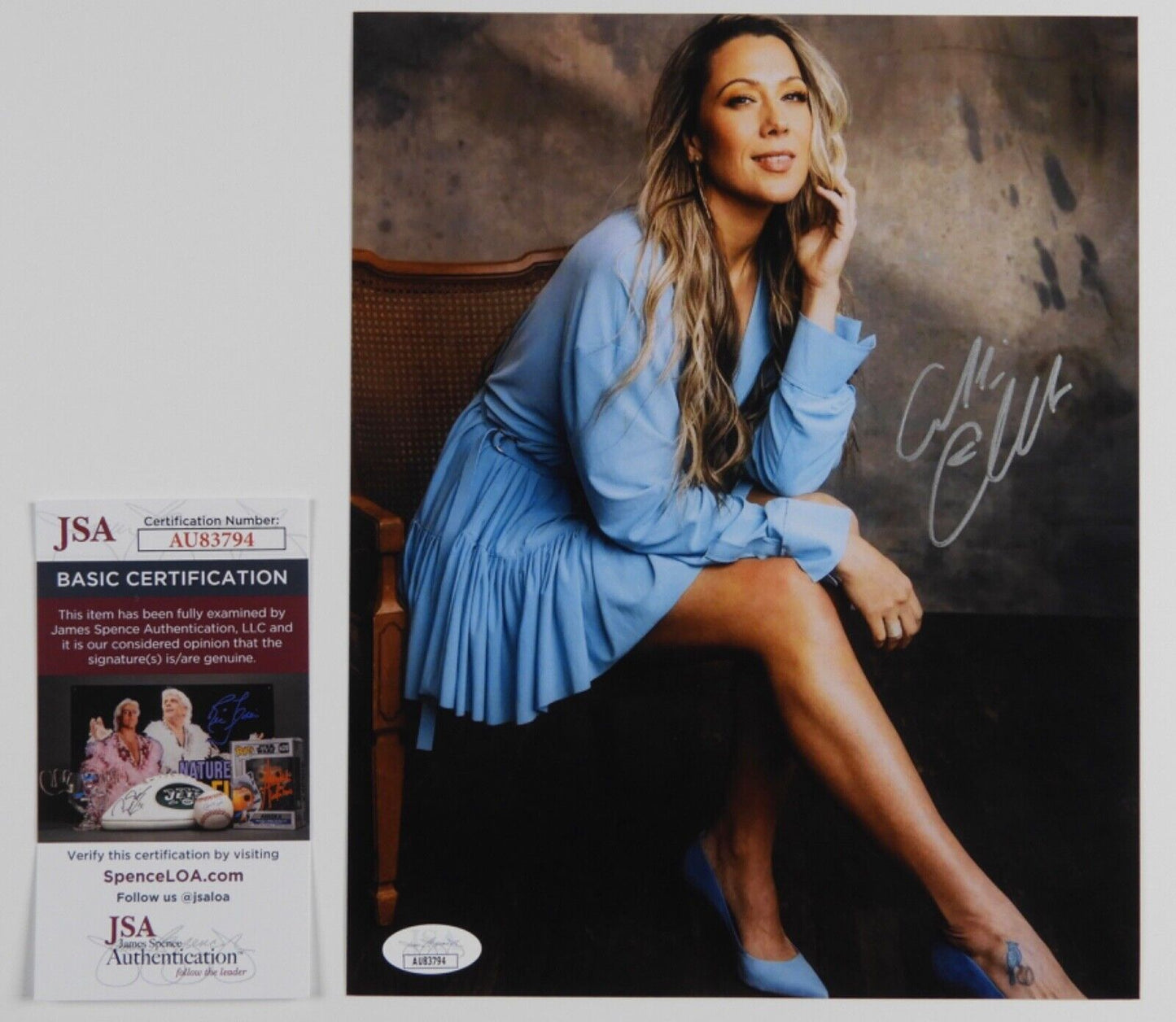 Colbie Caillat JSA Fully Signed Autograph 8 x 10 Photo Country Music Star
