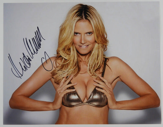 Heidi Klum JSA Signed Autograph Photo 11 x 14