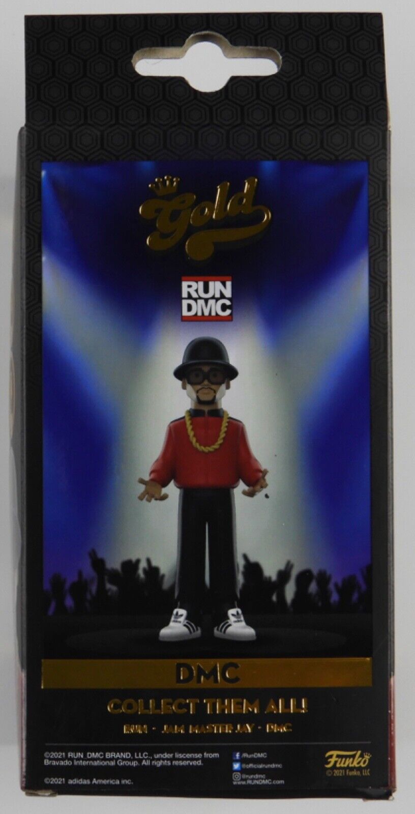 Run DMC Signed Autograph JSA COA Funko Pop! Vinyl Gold