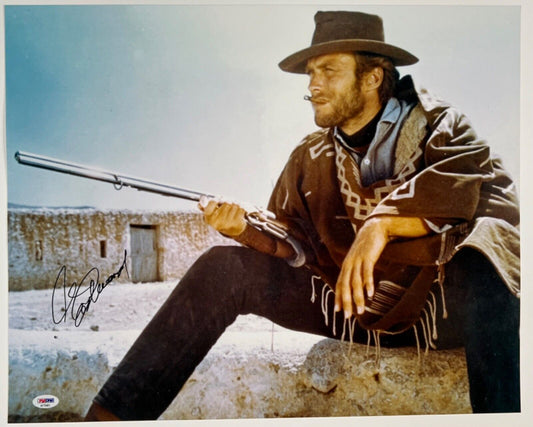 Clint Eastwood JSA Signed Autograph 16 x 20 Photo For A Few Dollars More