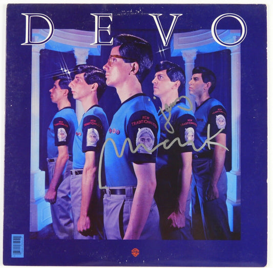 Devo JSA Signed Autograph Record Album New Traditionalist Vinyl