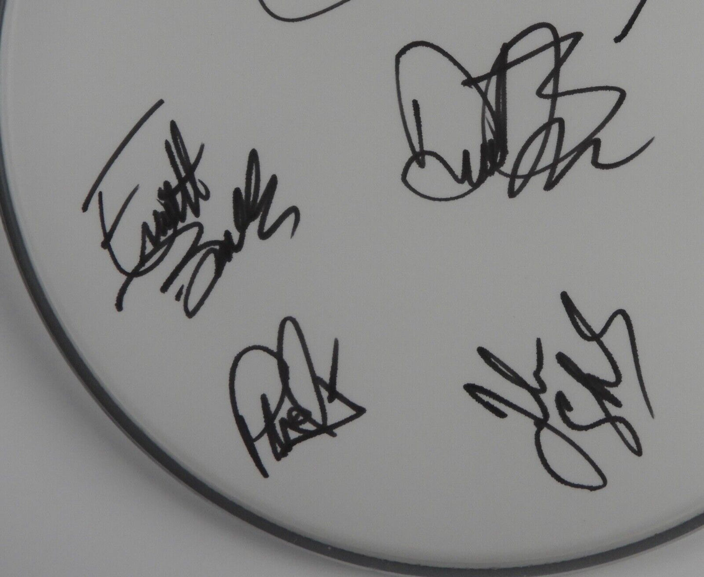 Bon Jovi Fully Signed JSA Autograph Drum Head Jon Bon Jovi