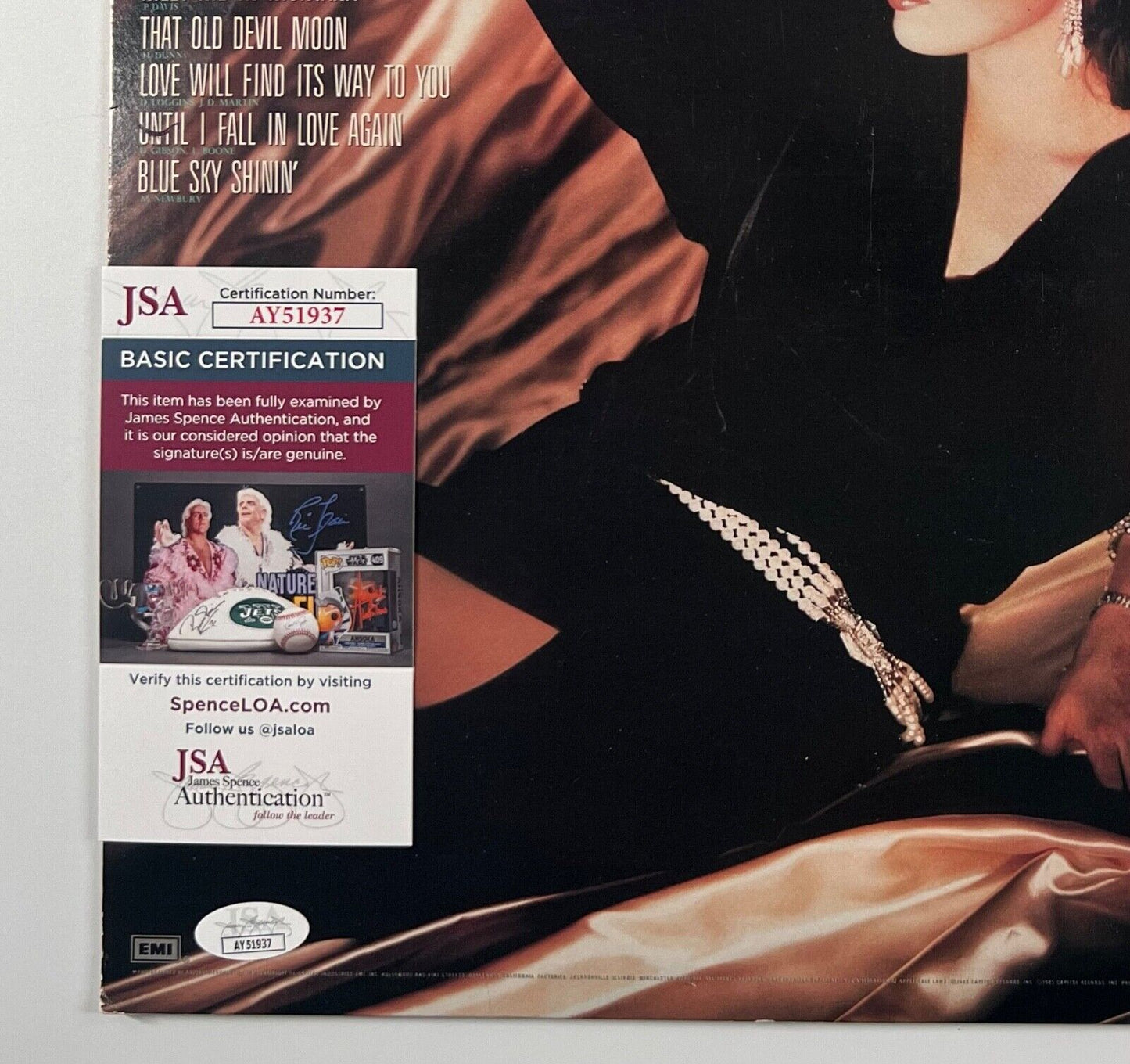 Marie Osmond JSA Autograph Signed Album Vinyl There's No Stopping Us