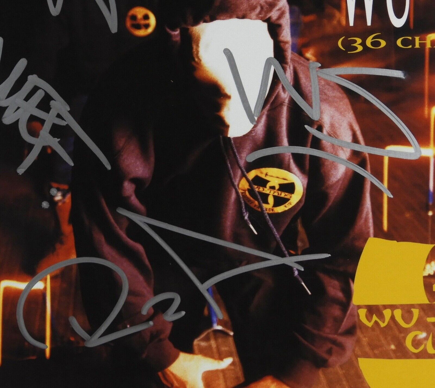 Wu-Tang Clan JSA Signed Autograph Album Record Vinyl Enter The Wu-Tang