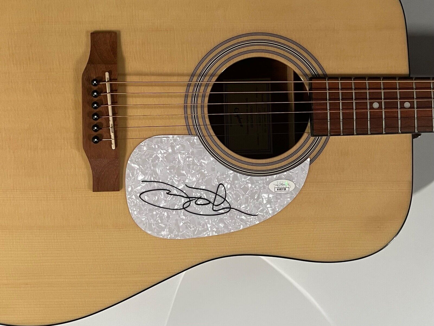 Jamey Johnson JSA Autograph Signed Guitar Epiphone Acoustic