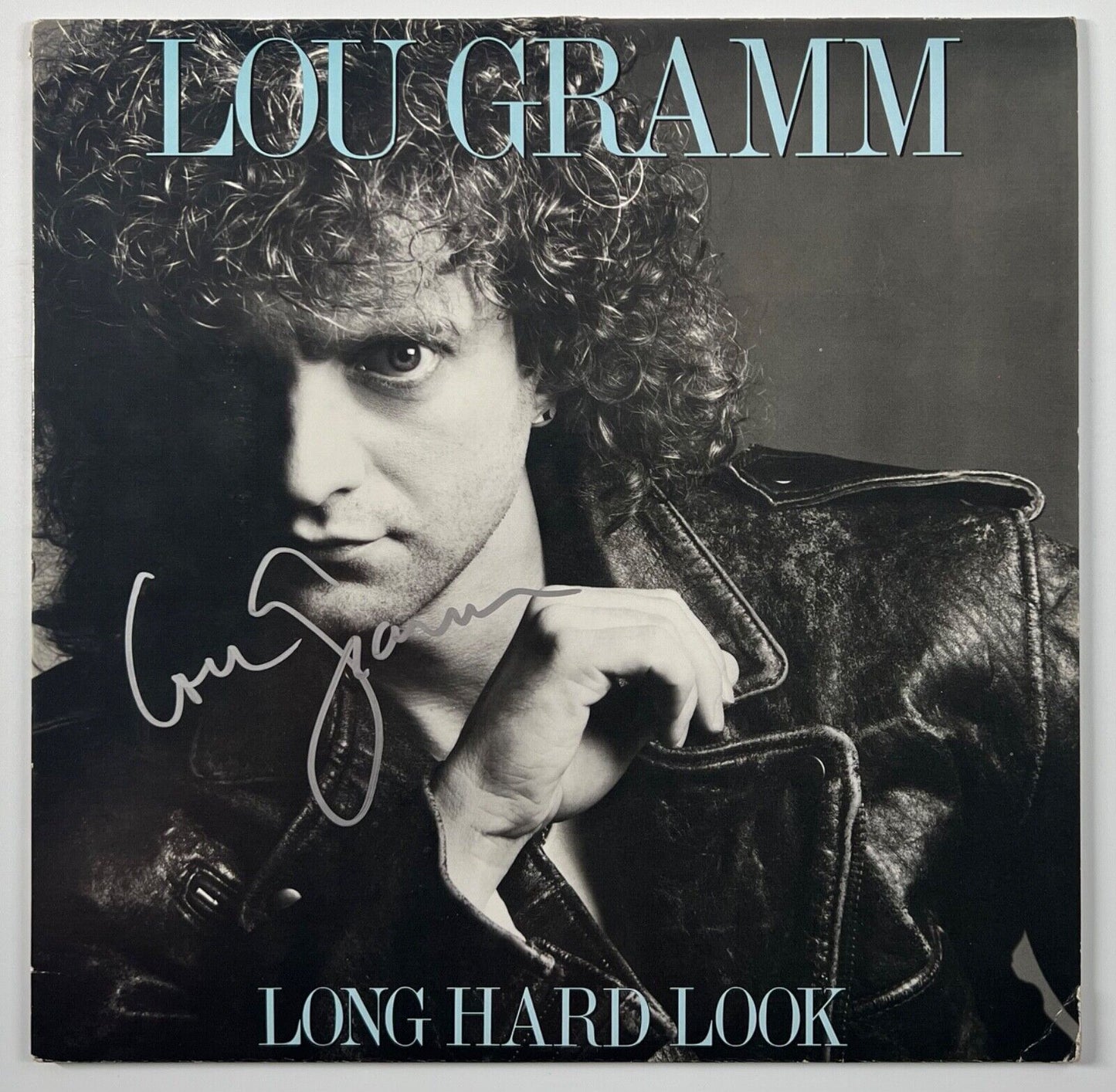 Lou Gramm JSA Autograph Signed Album Vinyl Record Long Hard Look