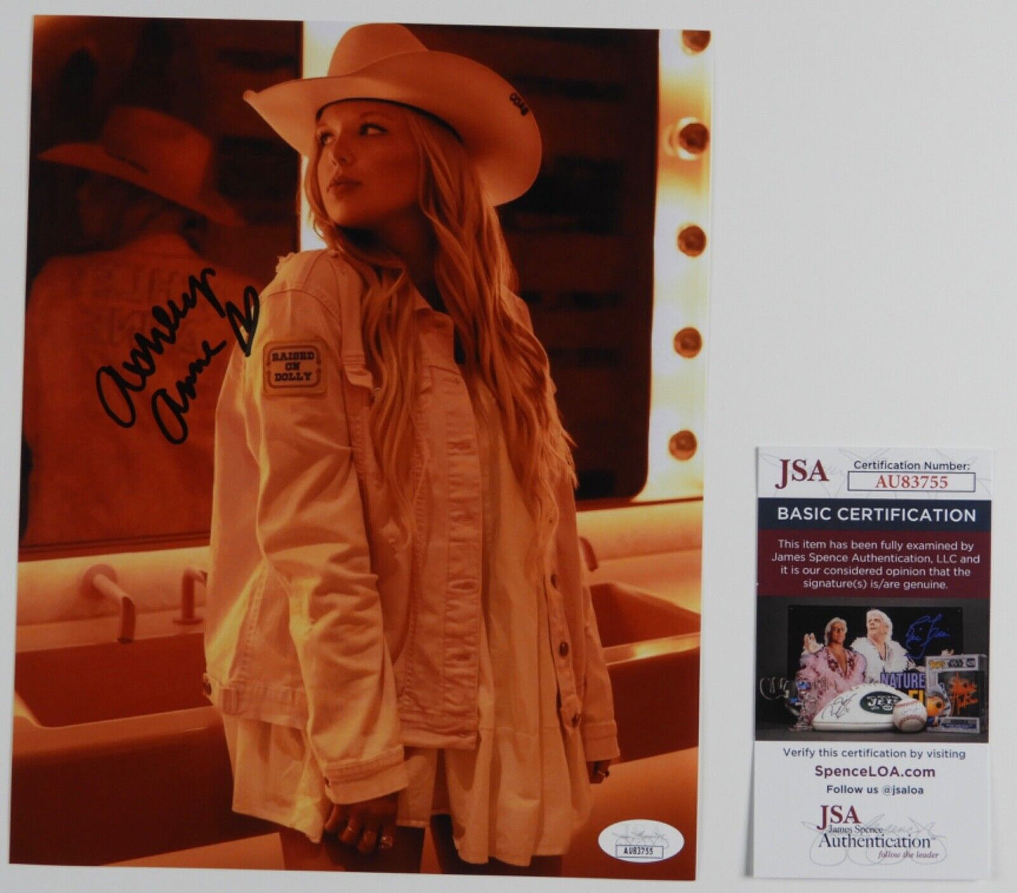 Ashley Anne JSA Signed Autograph 8 x 10 Photo Country Music Star