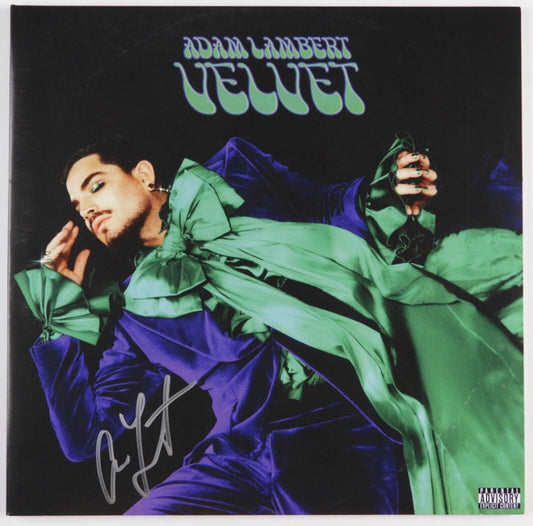 Adam Lambert JSA Signed Autograph Album Record Vinyl Velvet