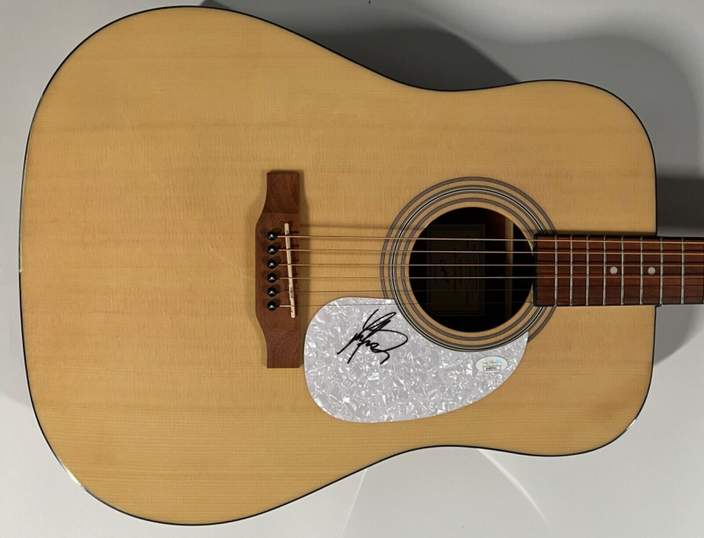 Lukas Nelson JSA Autograph Fully Signed Guitar Epiphone Acoustic