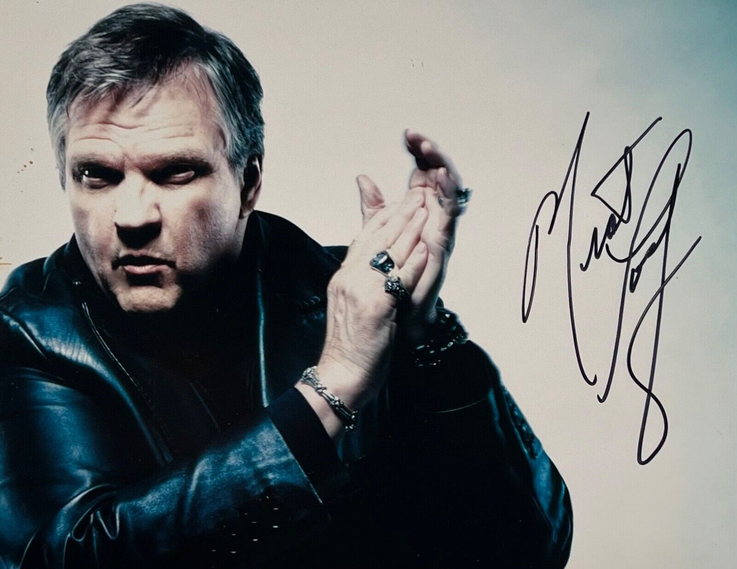Meat Loaf JSA Signed Autograph 8 x 10 photo