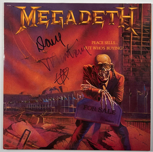 Dave Mustaine Megadeth JSA Autograph Signed Album Vinyl Record