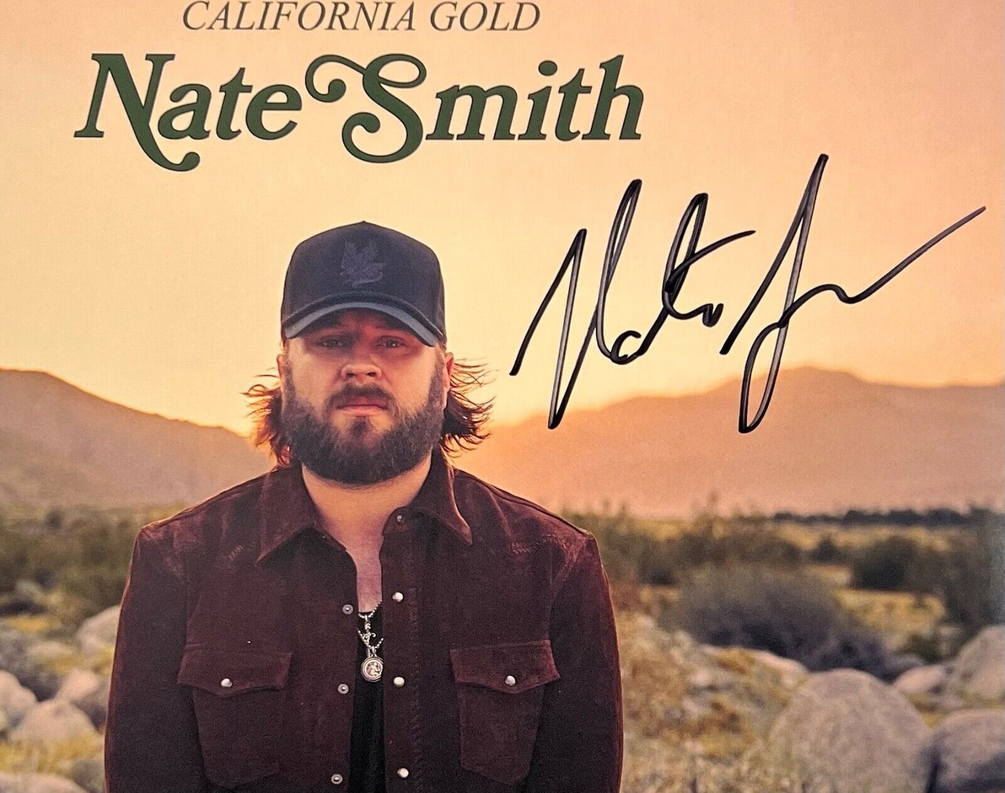 Nate Smith JSA Autograph Signed Album Vinyl California Gold