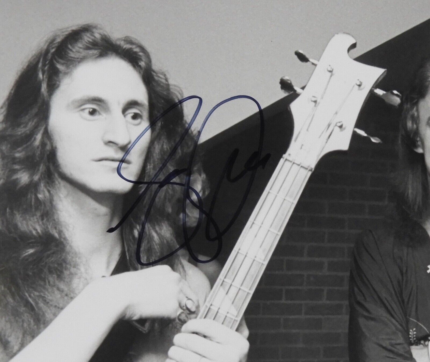 RUSH JSA COA Signed Photo Geddy Lee Alex Lifeson