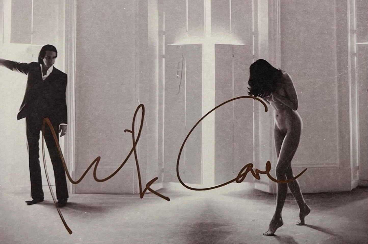 Nick Cave JSA Autograph Signed Album Vinyl Record Push The Sky Away