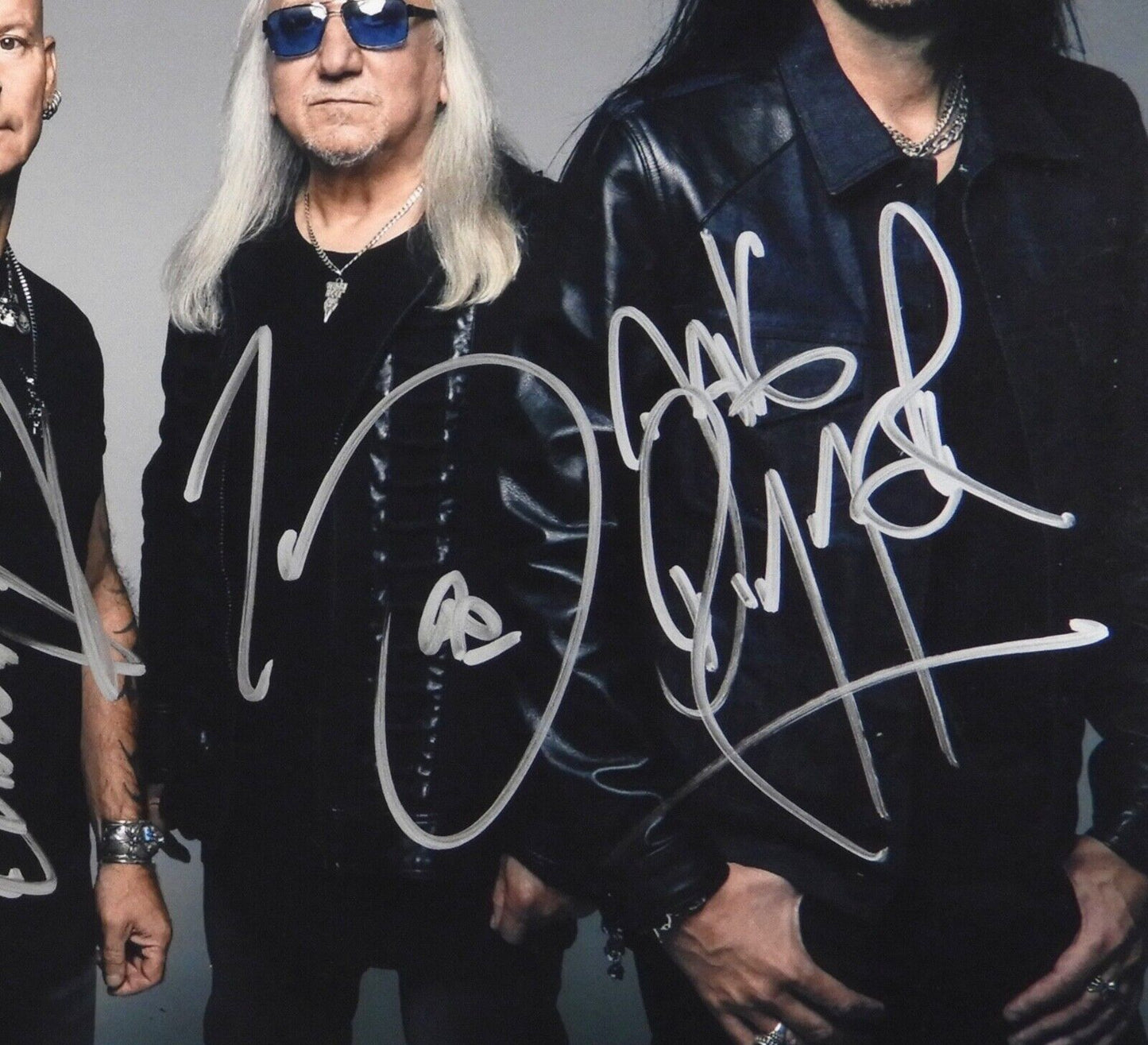 Uriah Heep JSA Fully Autograph Signed Photo 11 x 14