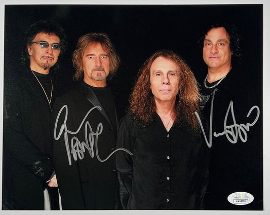 Vinny Appice Geezer Butler Black Sabbath JSA Signed Autograph Photo 8 x 10