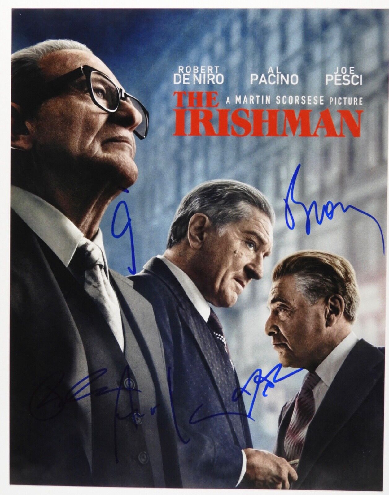 The Irishman Autograph JSA 11 x 14 Signed Photo Al Pacino Anna Paquin +