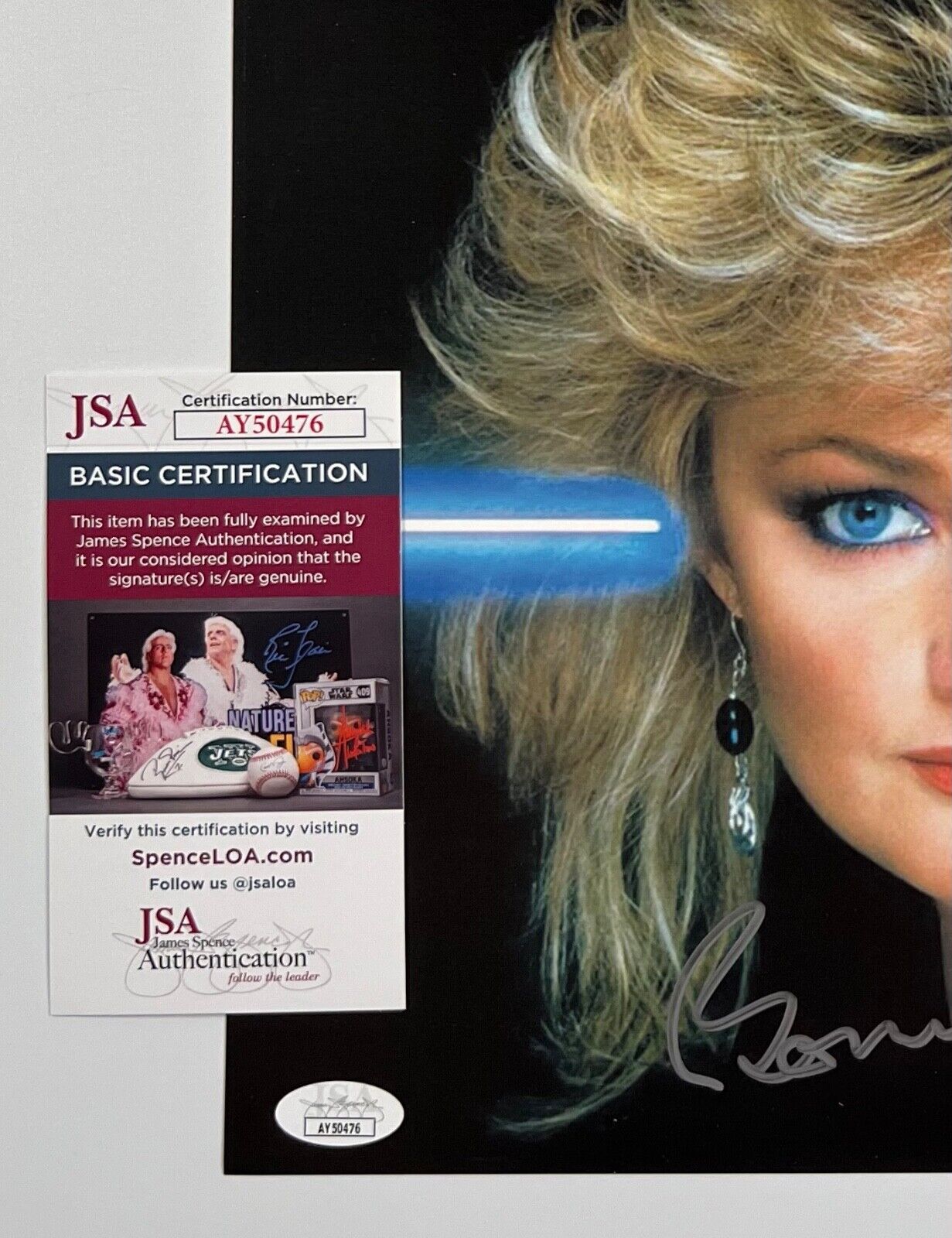 Bonnie Tyler JSA Signed Autograph Record Album Insert Full Album