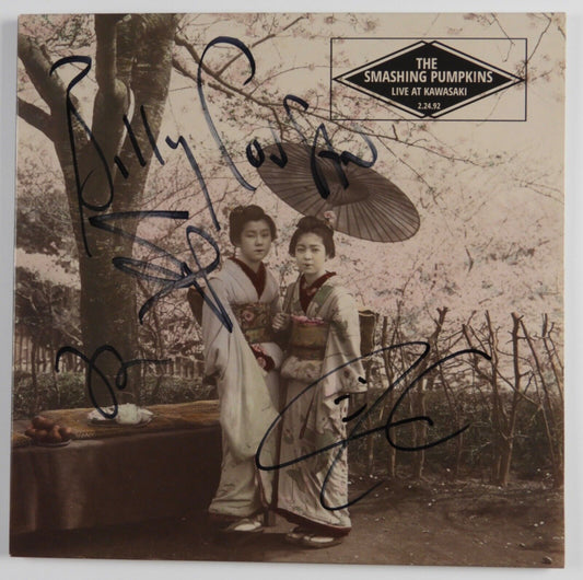 The Smashing Pumpkins Signed JSA Autograph Album Cover Vinyl Live At Kawasaki