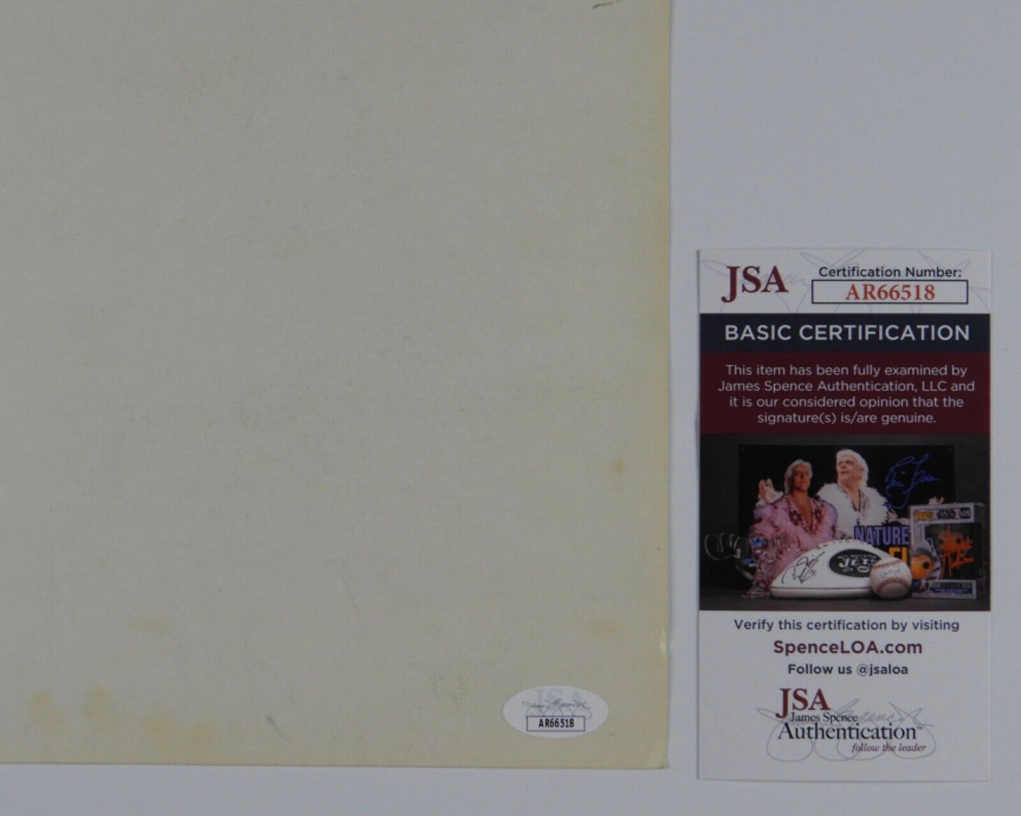 Nickelback Fully Signed Autograph JSA COA Promo Photo