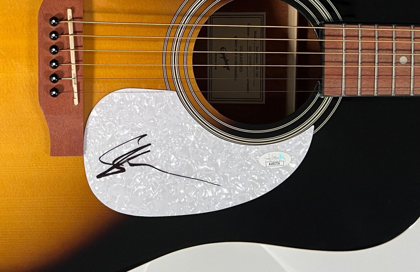 Conner Smith JSA Autograph Fully Signed Guitar Epiphone Acoustic