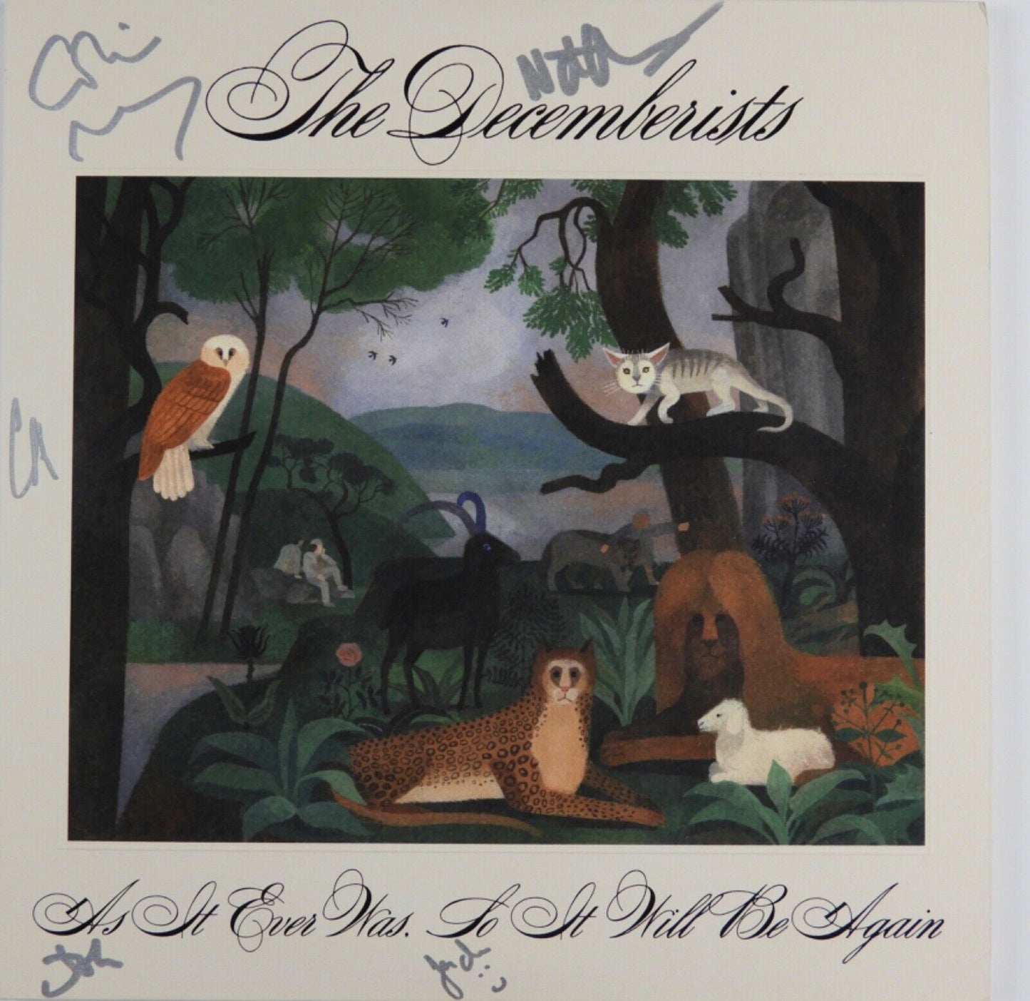 The Decemberists Signed Autograph JSA Album Record Vinyl As It Ever Was