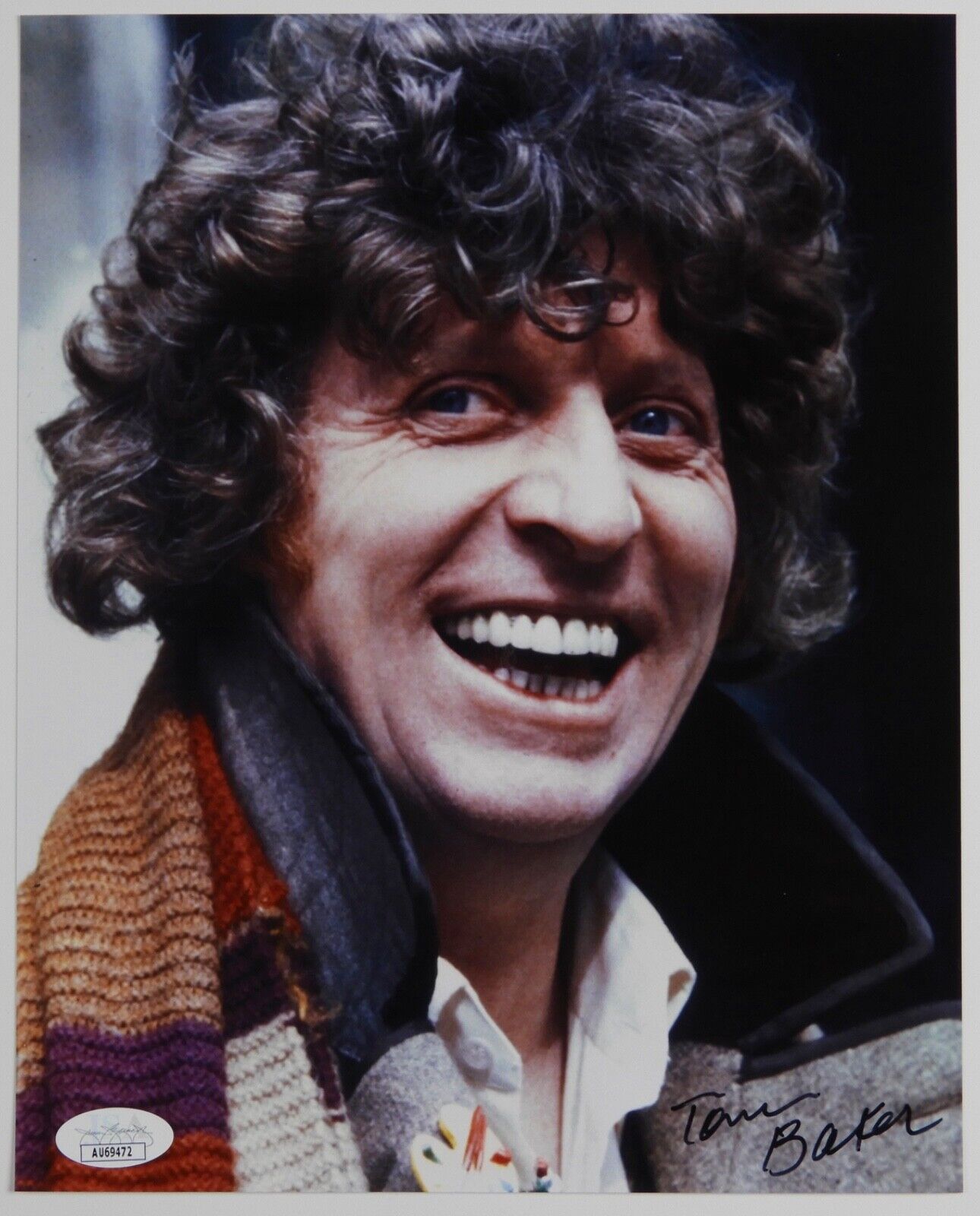 Tom Baker  Doctor Who Autograph Signed Photo JSA COA 8 x 10 Dr Who