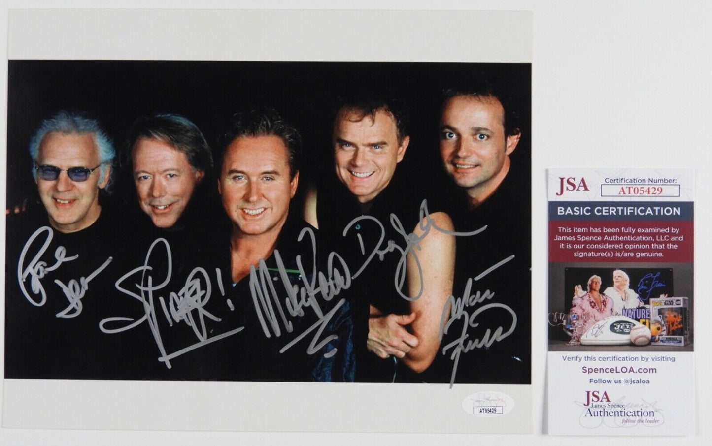 Loverboy JSA Fully Signed Autograph 8 x 10 photo