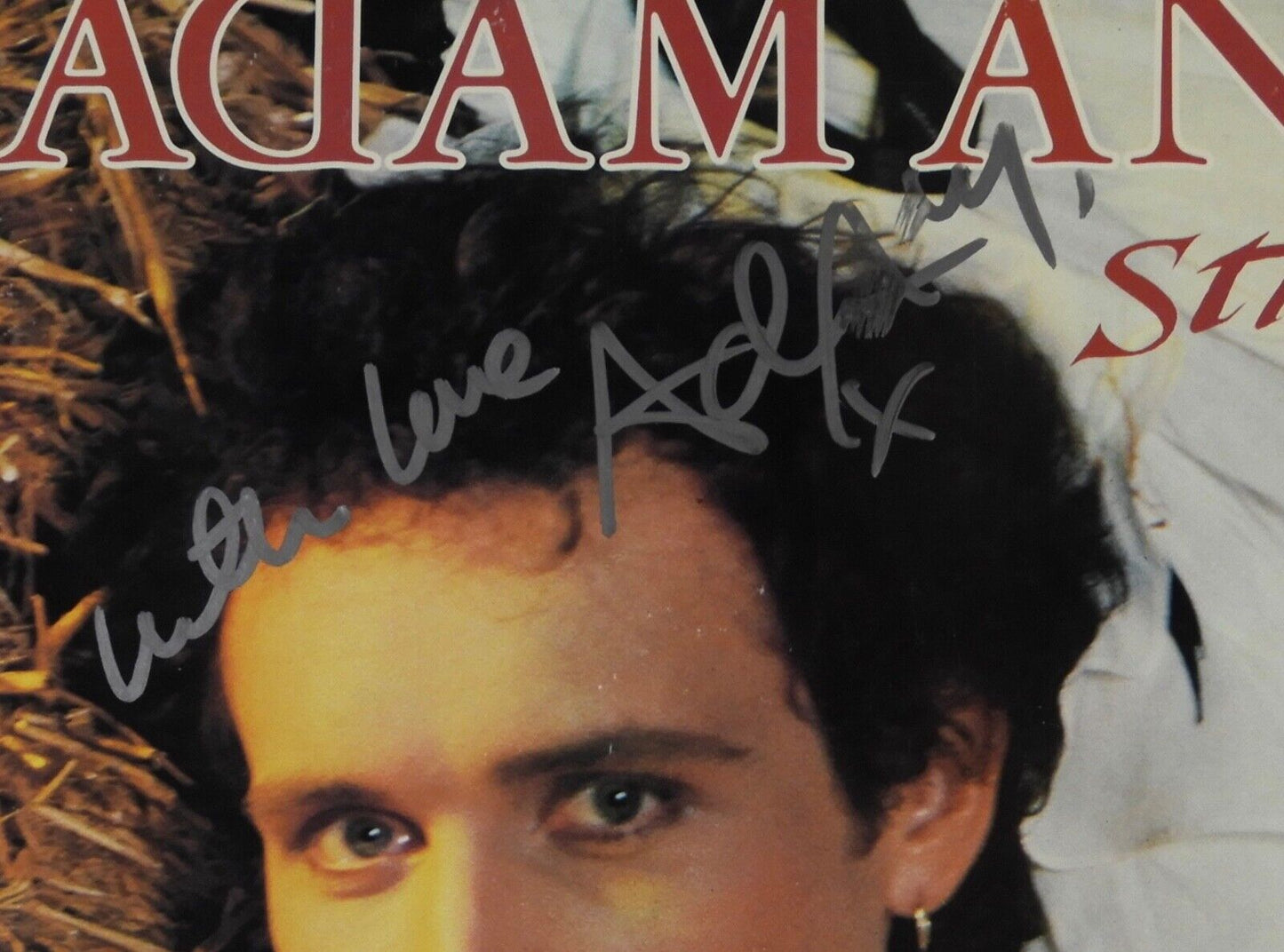 Adam Ant Signed Autograph Album JSA Record Vinyl Strip