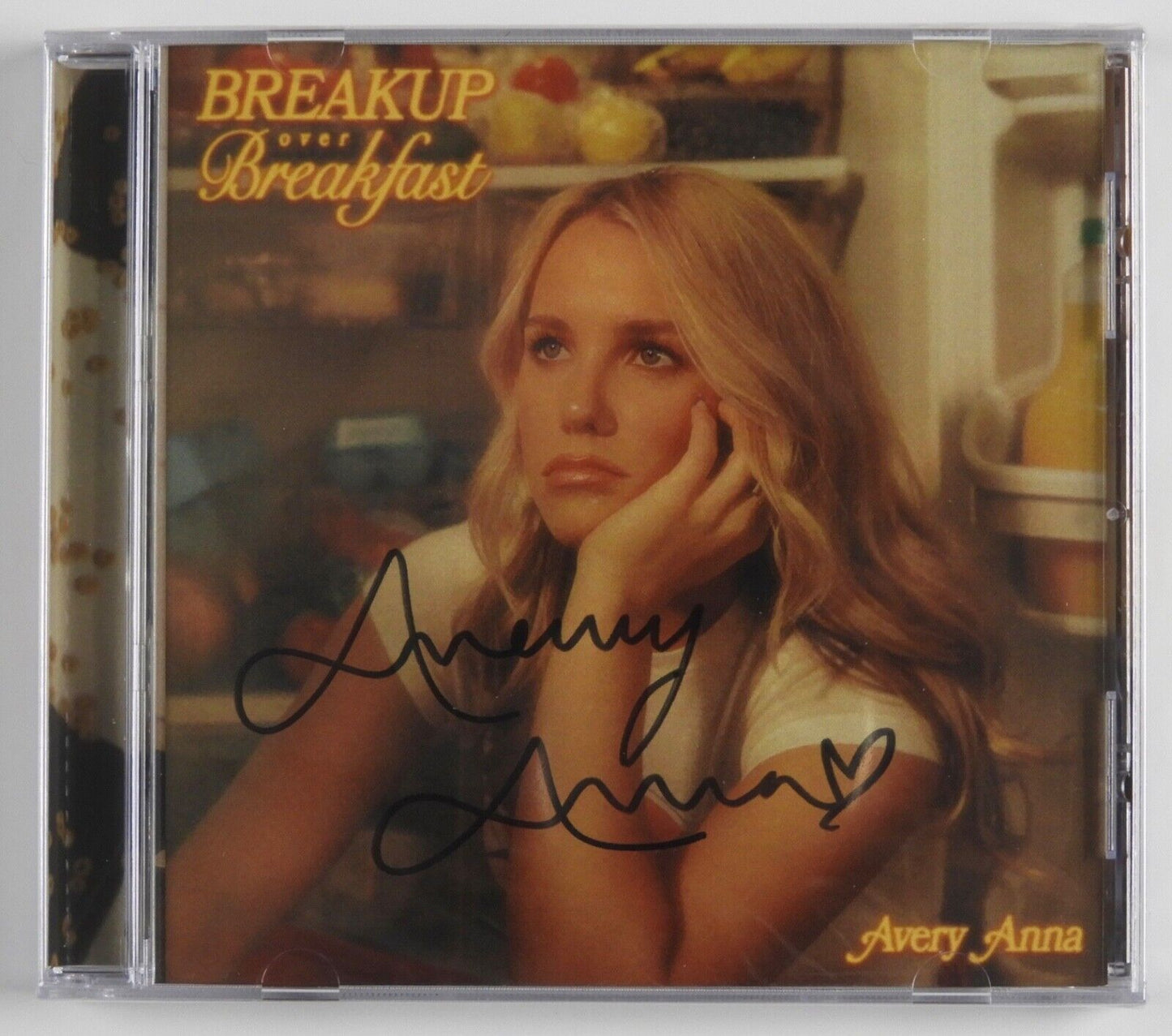 Avery Anna Signed Autograph Breakup Over Breakfast CD Booklet Still Sealed