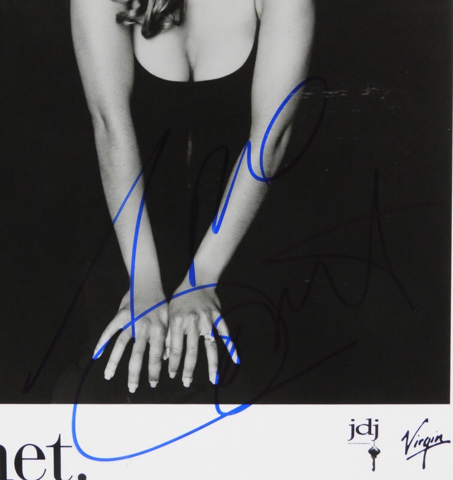 Janet Jackson PSA Signed Autograph 8 x 10 photo