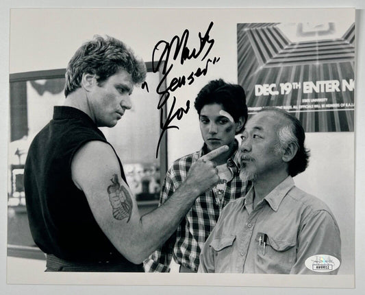 Martin Kove Karate Kid JSA Signed Autograph 8 x 10 photo