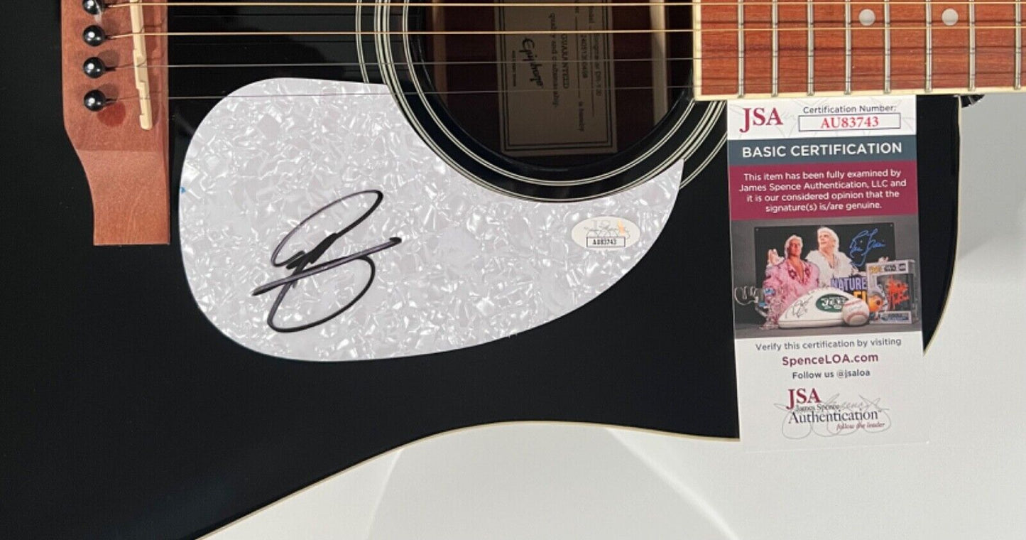 Riley Green JSA Autograph Signed Guitar Epiphone Acoustic