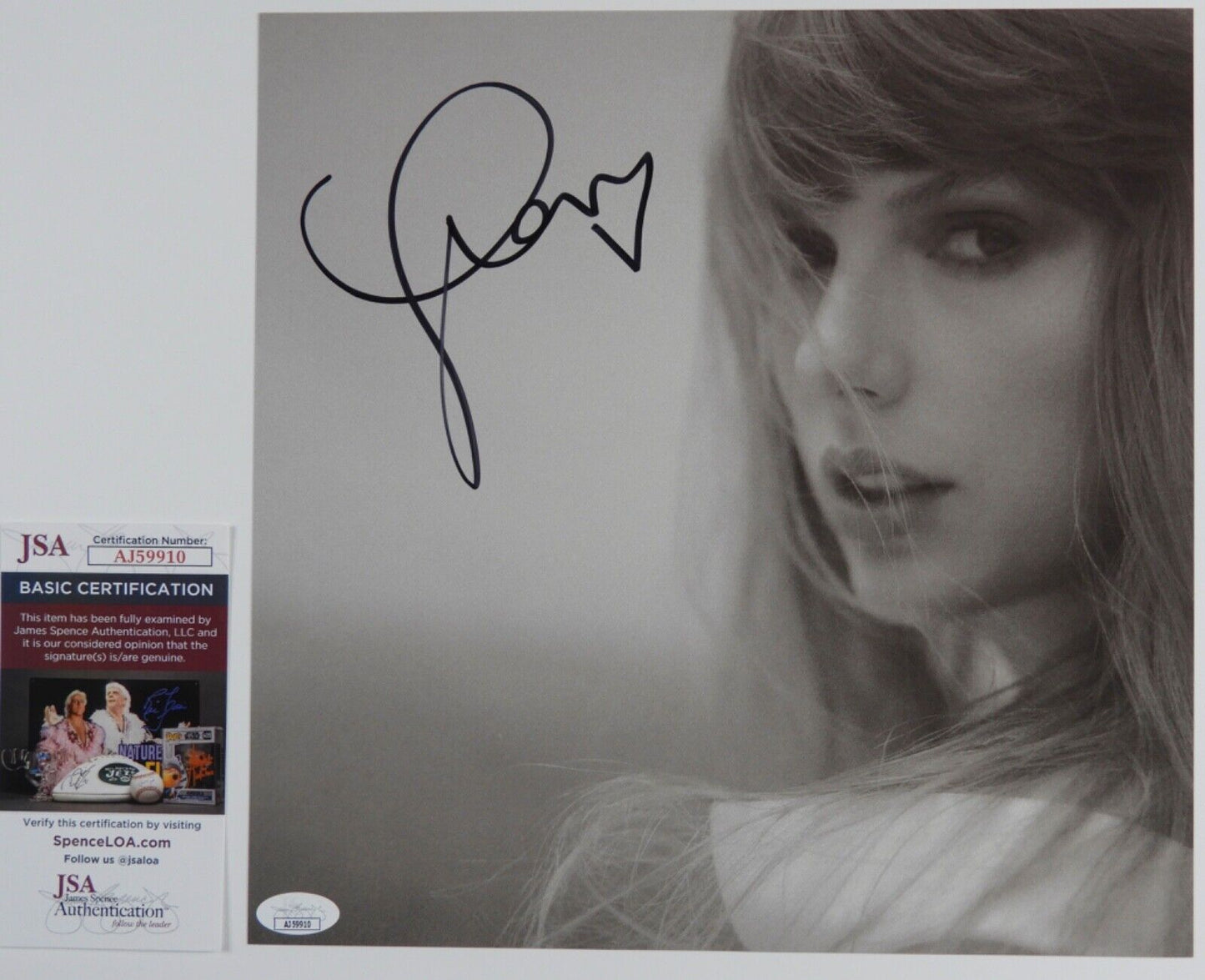 Taylor Swift Signed LP Autograph JSA Album Record Tortured Poets Department