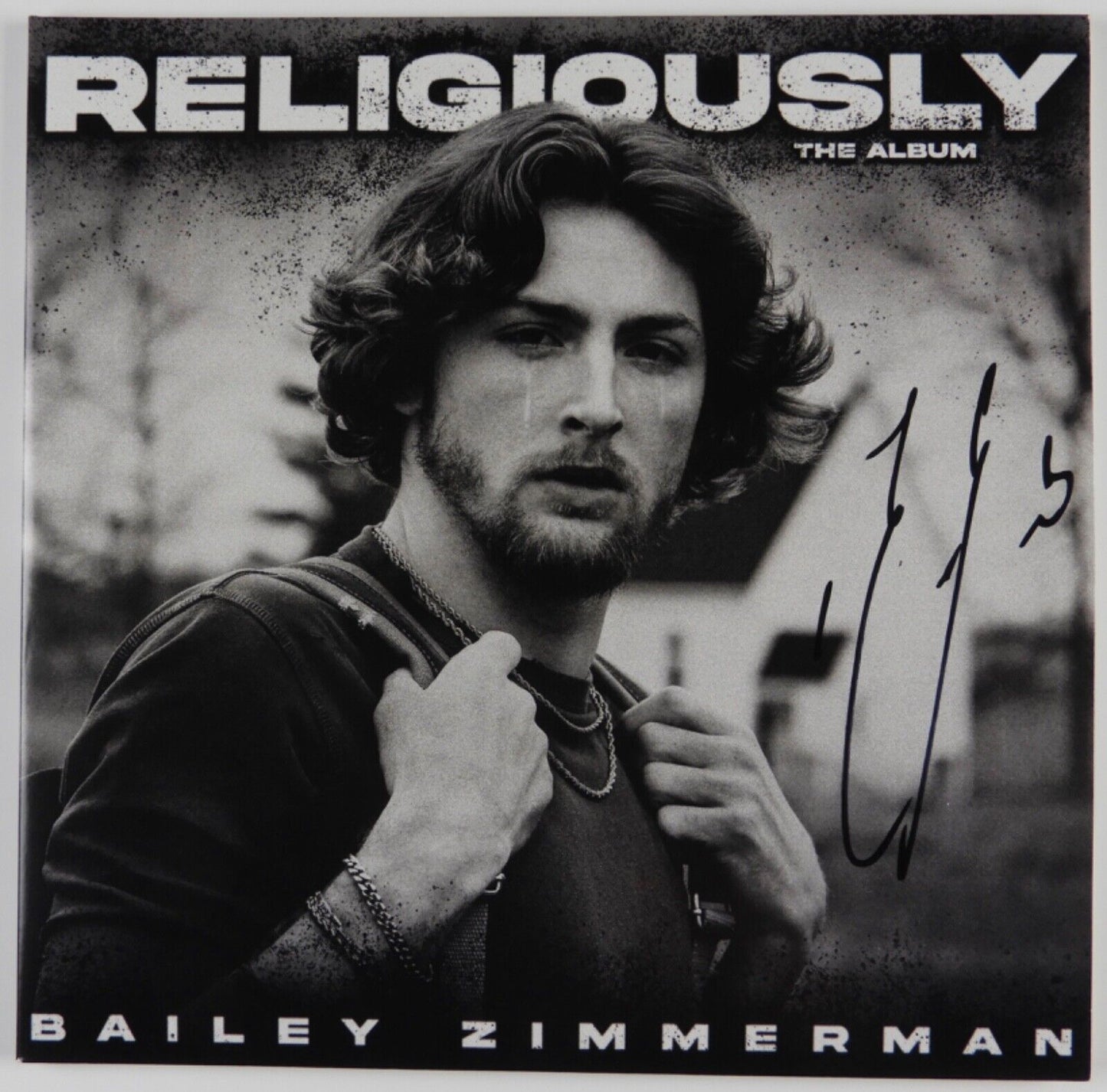 Bailey Zimmerman JSA Signed Autograph Album Record Vinyl Religiously