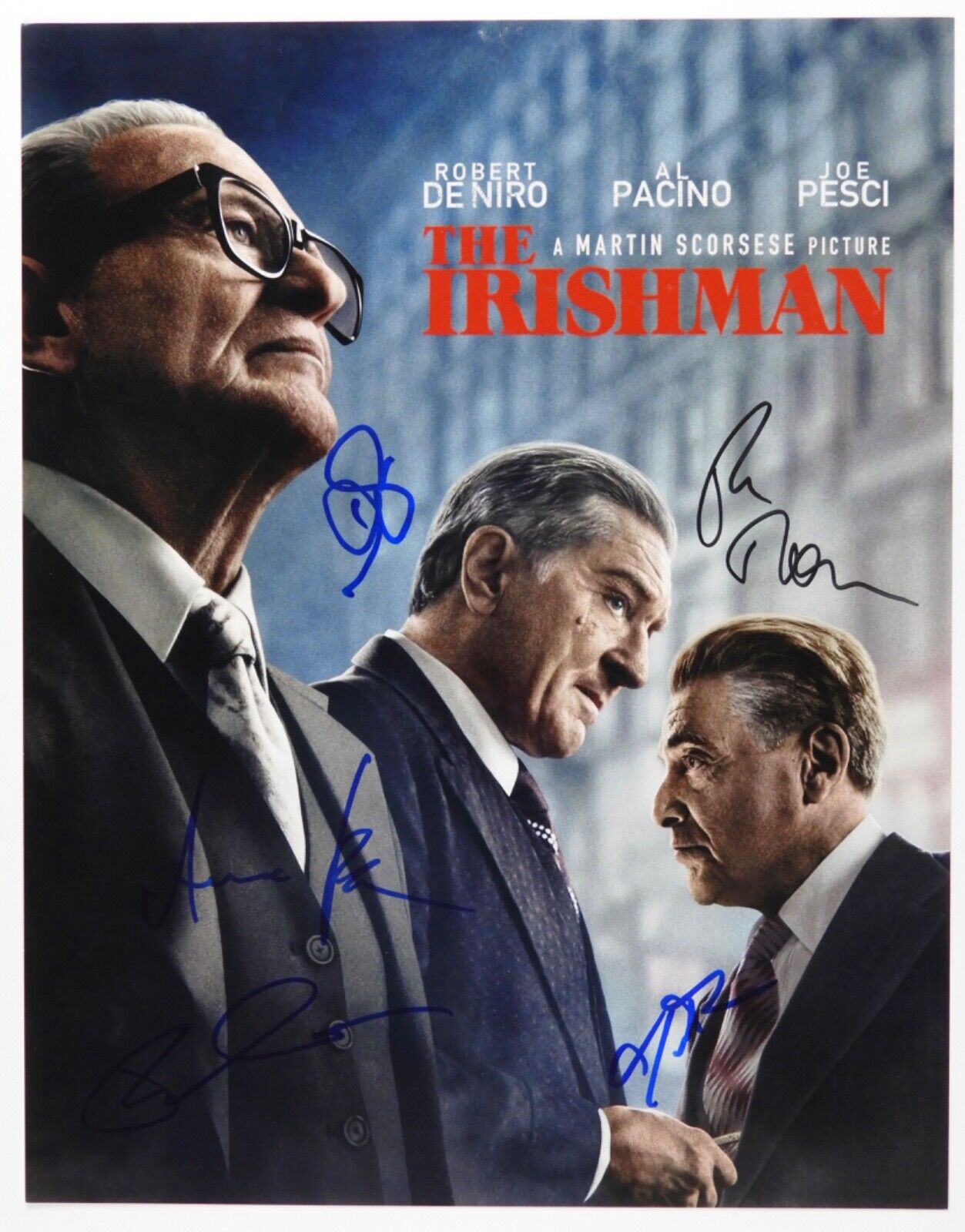 The Irishman Autograph JSA 11 x 14 Signed Photo Al Pacino Anna Paquin +