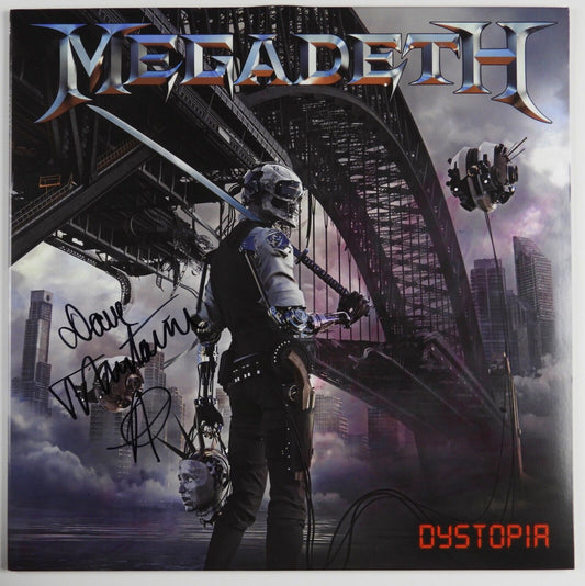 Dave Mustaine JSA Signed Autograph Album Record Vinyl Signed Megadeth
