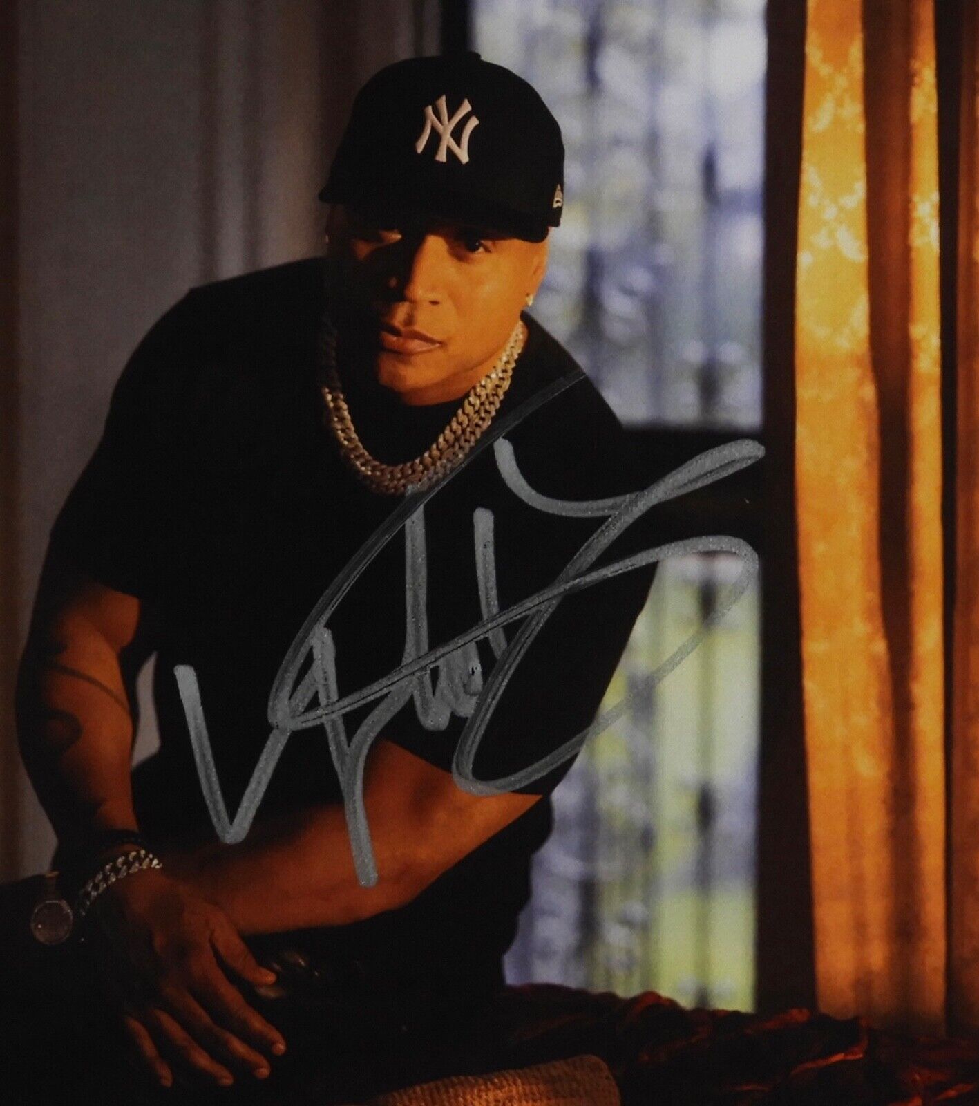 LL Cool J JSA Signed Autograph Signed 8 x 10 with New Vinyl The Force
